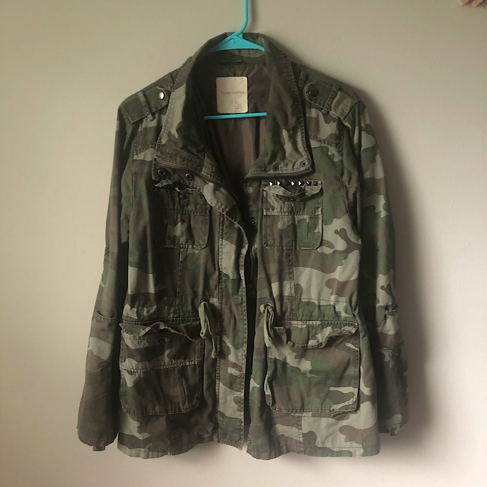 Sound & Matter cotton camo jacket XL
